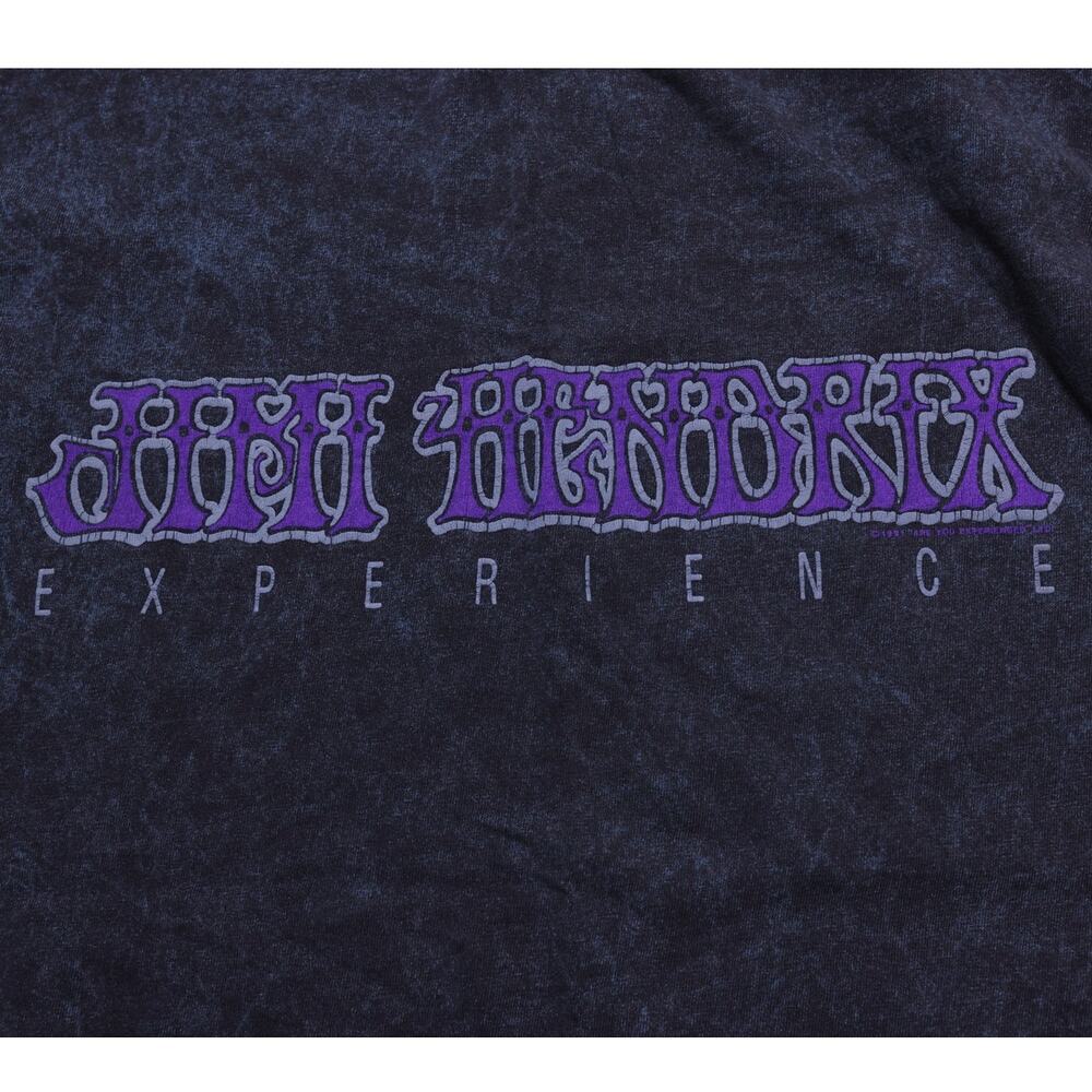 Vintage Jimi Hendrix Experience Tee Hanes Beefy Acid Wash Graphic T-Shirt L - Picture 2 of 5